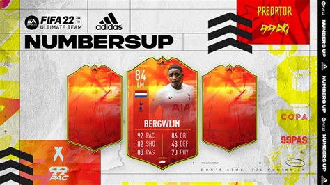 bergwijn fifa 22 adidas team|HOW TO COMPLETE ADIDAS NUMBERS UP BERGWIJN .